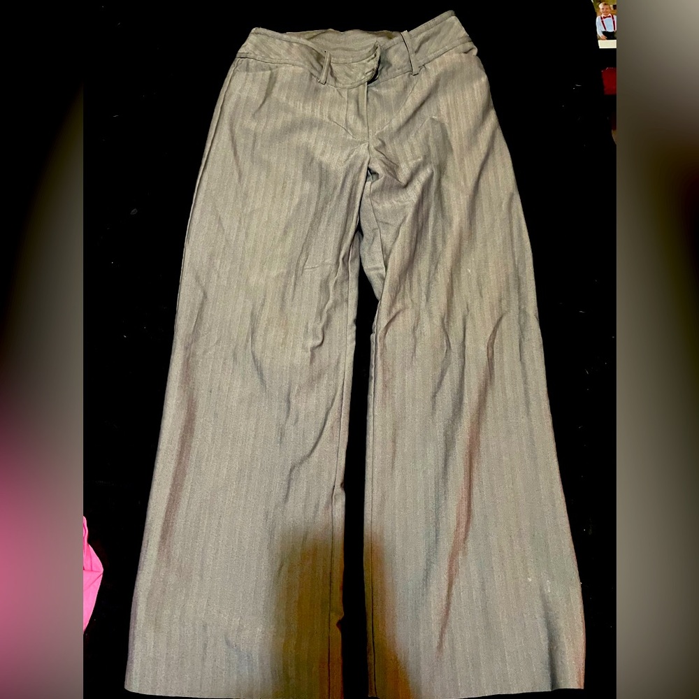 Gray dress pants